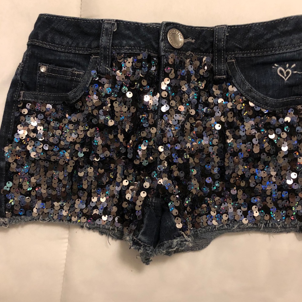 Justice jean shorts
